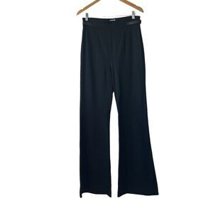 Tracy Reese New York Black Flare Leg Trouser Style Pants Sz 10